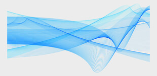 蓝色动感线条抽象背景图