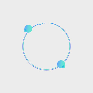 简约环形图标设计元素