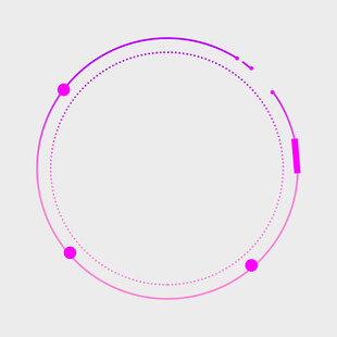 紫色渐变环形线条图案