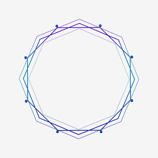 彩色线条构成的几何圆形