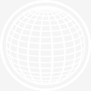 简约白色地球轮廓图案