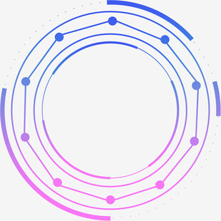 渐变环形线条装饰图案
