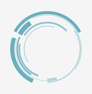 科技感环形线条图案