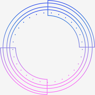 渐变环形线条图案设计