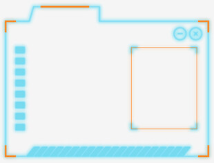 简约蓝色文件夹图标设计