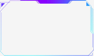 蓝紫色渐变边框空白背景