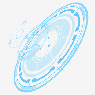 科技感环形图案设计元素