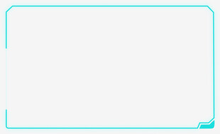 蓝色简约边框空白图片