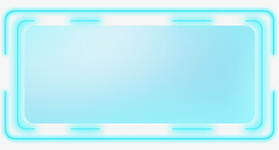 浅蓝色边框矩形图案