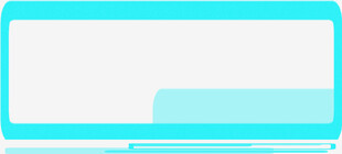 浅蓝色简约长条状图形