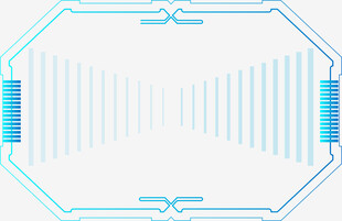科技风线条边框背景图