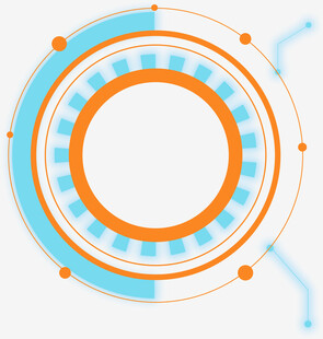 科技感环形元素设计图案