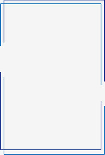 蓝色边框简约空白图片