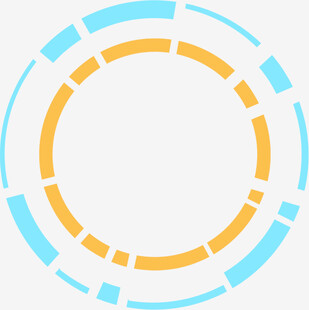科技感环形图案设计元素