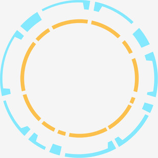 科技感环形图案元素