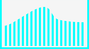 蓝白条形波浪图案