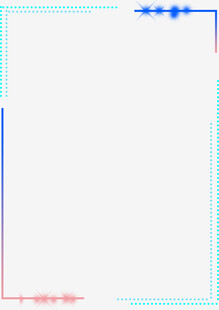 简约几何线条边框图案