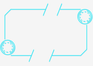 简约电路线条图案设计