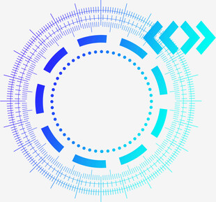 科技感环形界面元素设计