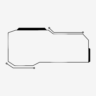 简约线条边框设计元素