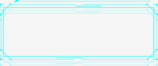 浅蓝色简约边框背景图