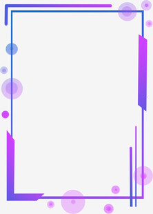 紫色渐变几何边框背景图