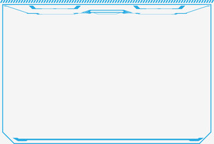 蓝色边框空白文件框