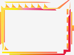 多彩几何边框装饰图案