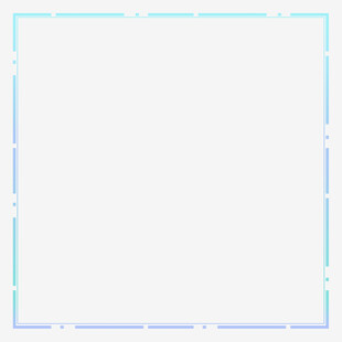 简约蓝白渐变边框图案