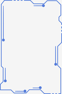 科技风蓝色边框背景图