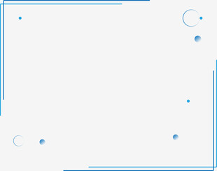 简约蓝色几何边框背景图