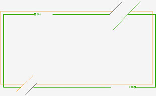 绿色简约边框空白背景图