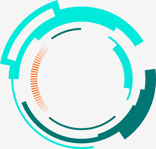 科技感环形图案设计元素