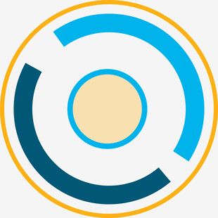 简约环形图标设计元素