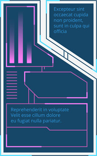 科技风电路板图案设计