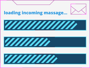 消息加载进度条展示