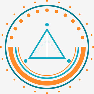 简约几何圆形图标设计