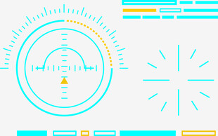 简约科技风仪表盘图案