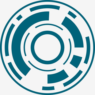 科技感圆形图案设计元素