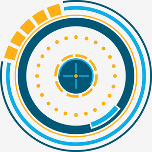 科技感环形图标设计元素