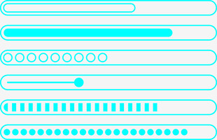 简约蓝白线条图案背景
