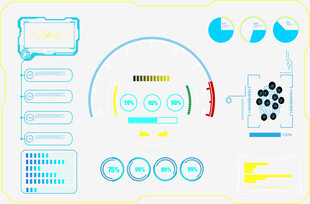 多彩简约UI设计元素集合
