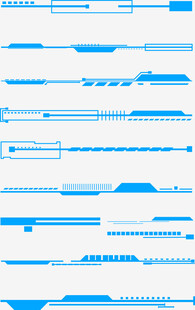 蓝白几何线条图案背景