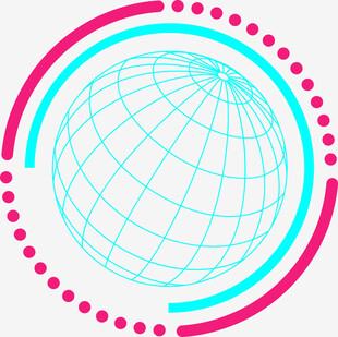 地球环绕图标