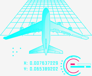 飞机图案设计元素