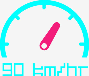 90公里时速车速表显示