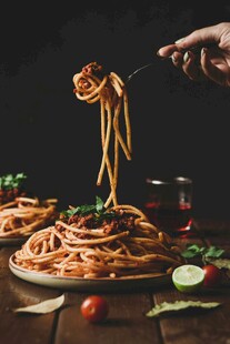 美味意大利面诱人瞬间