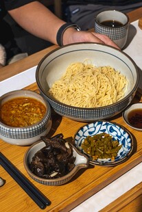 日式拉面套餐美食展示
