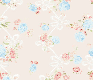 淡雅花卉图案背景纹理