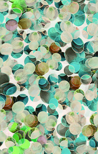 多彩圆形图案纹理背景